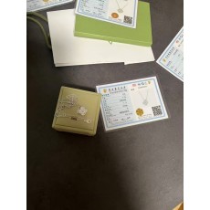 반클리프앤아펠 Van Cleef & Arpels 빈티지 알함브라 펜던트18K 화이트 골드, 다이아몬드 VCARA46100 4cm 연장 #18k비밀공방