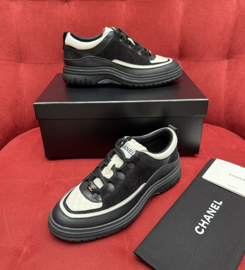 샤넬 25FW CC로고 투톤 스웨이드 스니커즈 2색상 G46258 B21627 35~40 #폭스샵