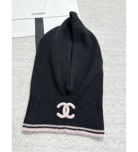 Chanel 샤넬 CC 로고 캐시미어 니 바라클라바 25FW AAB251 #타지아