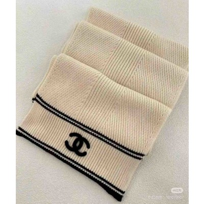 샤넬 CHANEL 25FW 캐시미어 레터링 자수 머플러 #타지아