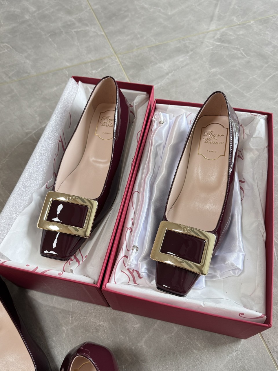 로저비비에 25mm, 45mm Belle Vivier 가죽 발레리나 플랫슈즈 펌프스 35~40 굽 2.5cm / 굽 4.5cm