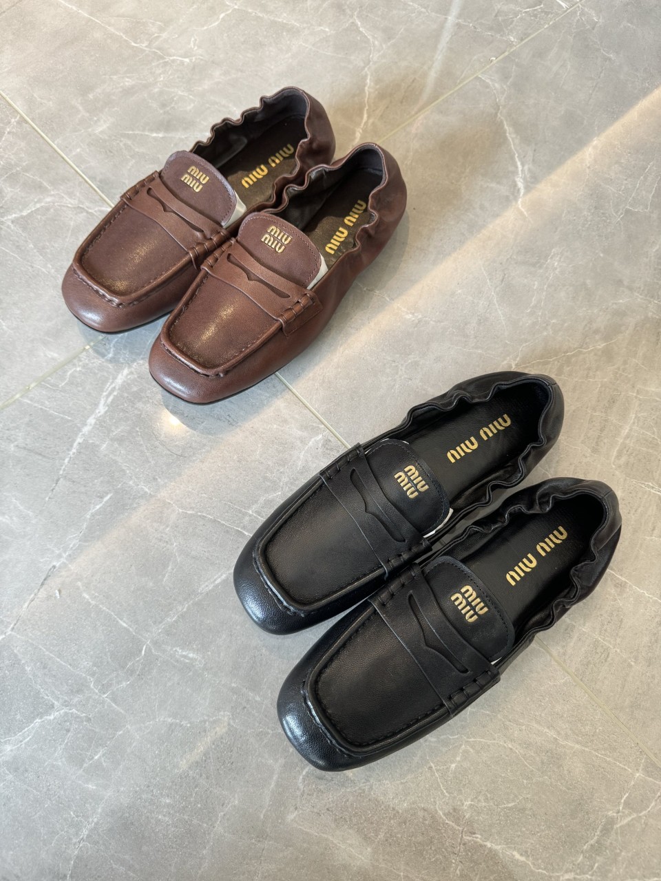 미우미우 로퍼 5D341EF005 EFX F0002 NERO 35~40