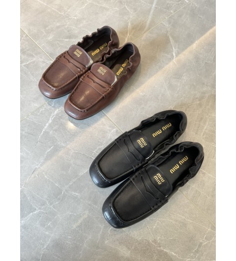 미우미우 로퍼 5D341EF005 EFX F0002 NERO 35~40