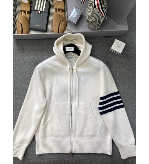 톰브라운 닥스훈트 자수가 새겨진 후드 스웨터 1 2 3 4