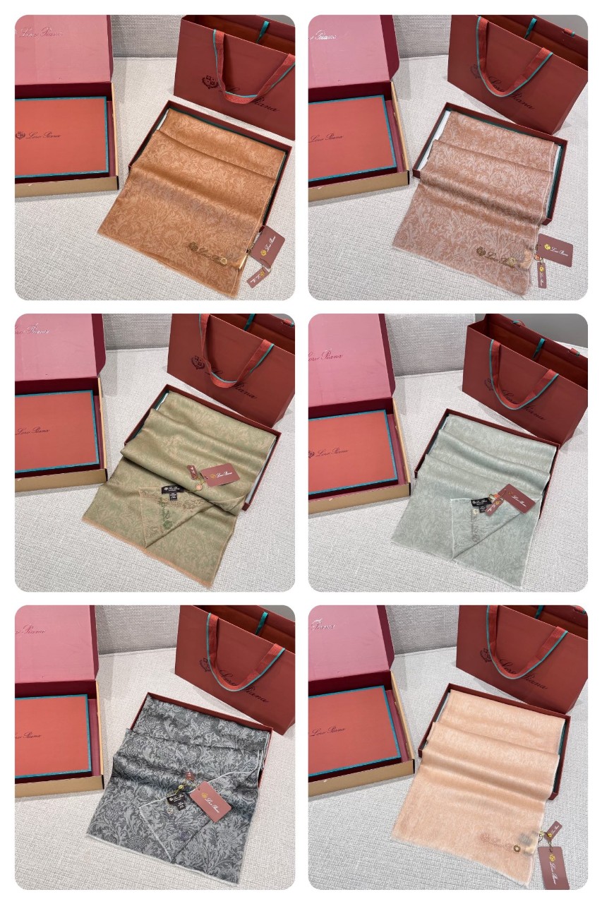 로로피아나 Loro Piana 머플러 190x92cm 100% 캐시미어