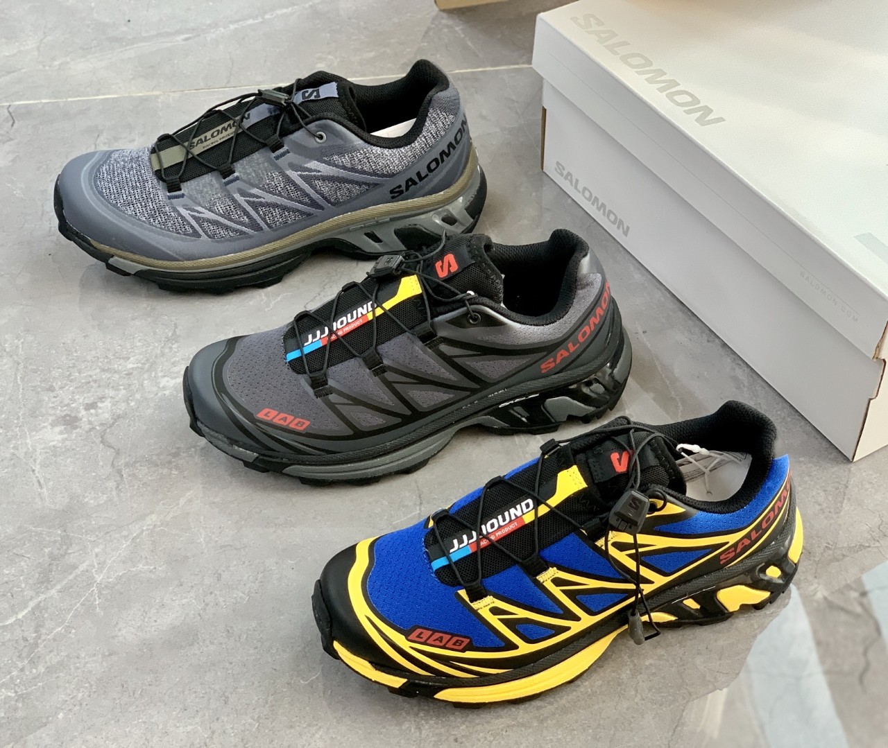 살로몬 XT-6 쉐도우 블루 나이트 그리자이유 L47873900 36 36.5 37.5 38 38.5 39 40 40.5 41 42 42.5 43 44 44.5 45 46