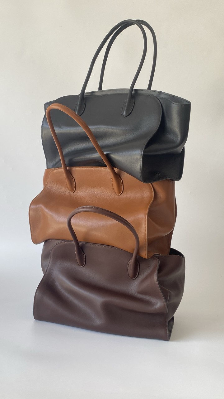 더로우 Marlo 14 레더 토트백 35x28x15cm