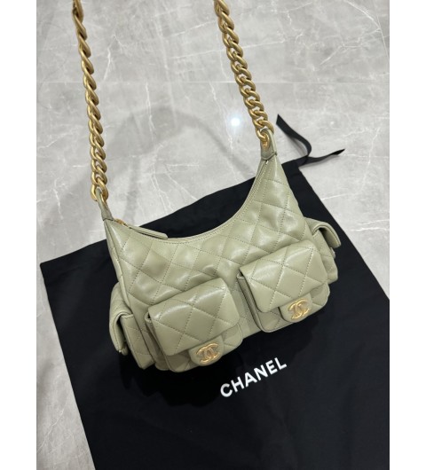 샤넬 25C 맥시 그린티 호보백 미듐 라지 AS5339 AS5302 #vvip공장