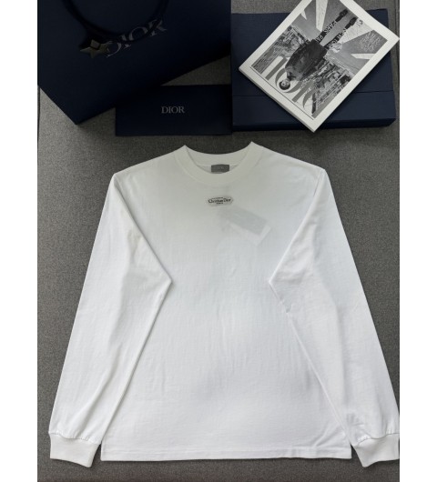디올 라벨 롱 슬리브 티셔츠 543J609A0847 S M L XL