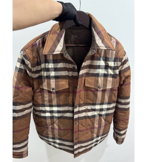 버버리 BURBERRY 리버시블 체크 퀼티드 오버셔츠 8063696 XS S M L XL #vvip공장