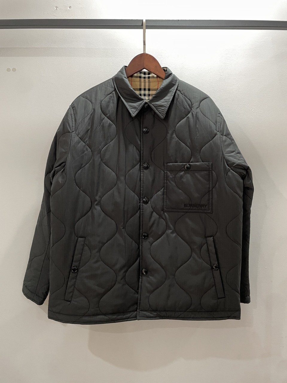 버버리 BURBERRY 남성 빈티지 체크 리버시블 셔츠 자켓 8049139 M FRANCIS R A1189 XS S M L XL #vvip공장