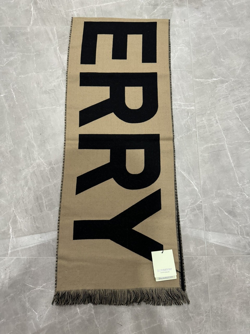 버버리 BURBERRY 자카드 로고 울 스카프 8035525 #vvip공장