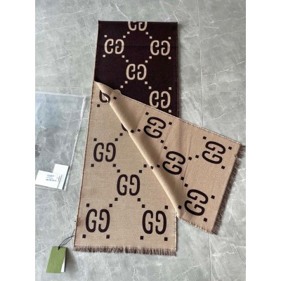 구찌 Gucci GG 자카드 울 실크 스카프 머플러 #vvip공장