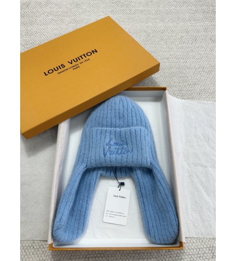 루이비통 비니 LV 스크립트 블루시엘 M97732 #타지아