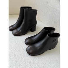 미우미우 Miu Miu 가죽 앵클 부츠 35~39