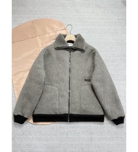 미우미우 플리스 봄버 자켓 ML1369SOOO17I1 36 38 40 #타지아